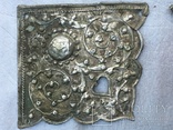 4 накладки с басменного серебр.оклада 1776г, фото №6