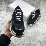 Кроссовки женские Balenciaga Triple S Trainers Black - (Баленсиага), фото №4