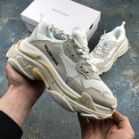 Кроссовки мужские Balenciaga Triple-S Cream White, фото №2