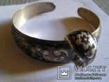 Браслет и кольцо комплект - серебро Кубачи Дагестан, фото №3
