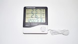 Термометр, гигрометр, часы, выносной датчик HTC- 2 электронный, фото №3