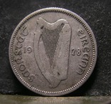 Ирландия 1 шиллинг, 1928 серебро, фото №3