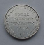 1862 g - thaler Anhalt górski,Miś,srebrny, numer zdjęcia 3