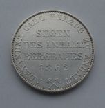 1862 g - thaler Anhalt górski,Miś,srebrny, numer zdjęcia 7