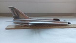 Самодельная модель боевого реактивного самолета металл + пластик (2147), фото №7