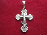 Крестик, крест серебро 5.1 гр. 925 проба, фото №2