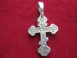 Крестик, крест серебро 5.1 гр. 925 проба, фото №3