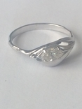 Кольцо с бриллиантом "маркиз" 0.27 карата, фото №2