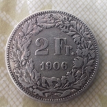 2 франка 1906 року, фото №2
