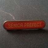 Знак "senior prefect", фото №2