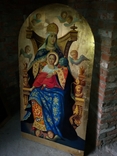 Икона Божья Матерь размером 1 м. 77 см. на 91 см., фото №3