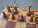 Деревяные шахматы ссср.доска 50 на 50 см., фото №5