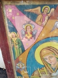 Икона на холсте Образ пресвятой Богородицы неопалимый купины, 90 на 65см, фото №3