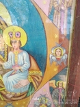 Икона на холсте Образ пресвятой Богородицы неопалимый купины, 90 на 65см, фото №6