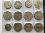 Колекція срібних монет 20 штук (№2), фото №6