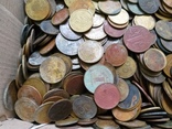 Много монет Украины копилка(потемневшие) 7,5+кг,только 25 50 и гривна, фото №5
