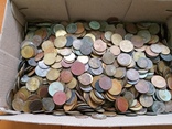 Много монет Украины копилка(потемневшие) 7,5+кг,только 25 50 и гривна, фото №2