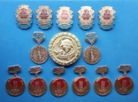 Лот знаков и медалей 50 лет Победы, фото №2