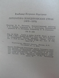 "Литература скандинавских стран (1870-1970)" В.Неустроев, фото №11