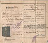 Паспорт 1925 Латвия С фото и отпечатком пальца, фото №2