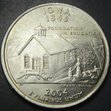25 центів США 2004 P Айова, фото №2