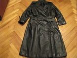 Плащ - пальто - дамское - размер 52-54 - натуральная кожа - Англия., фото №2