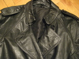Плащ - пальто - дамское - размер 52-54 - натуральная кожа - Англия., фото №3