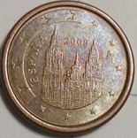 Испания 1 евроцент 2009, фото №2