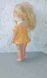 Лялька німецька   20см в оранжевому платті, фото №3