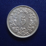 5 раппенов 1922 Швейцария (2.5.34)~, фото №3