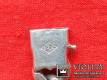 Браслет серебренный ( 21.2 см в закрытом виде) ( 61.71 грамма пробы стоят ), фото №6