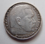 5 рейхсмарок 1939 (берлинский монетный двор ), фото №2