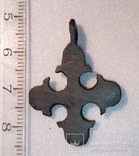 Крестик в оловянистой бронзе КР, фото №3