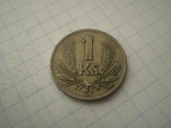 Словаччина 1941 рік 1 коруна., фото №2