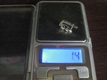 Серьга, серебро 1 шт., 925 проба, 1.4 грамм, фото №6