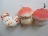 Елочные игрушки 2 гриба и курочка, фото №5