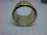 Широкое кольцо под золото. 20мм, фото №4