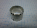 Широкое кольцо под серебро. 15мм, фото №4