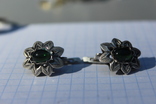 Серьги и кольцо из серебра времён СССР, фото №3