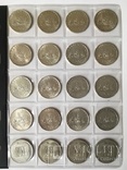 Італія 500 лір + Польща 200 злотих Срібло (20 монет), фото №3