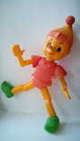 Кукла рельефка Буратино 36см СССР, фото №11