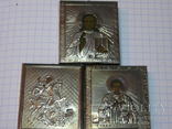 Иконы 3шт. серебро. копии., фото №3