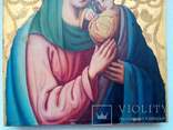 Старовинна ікона Божа матір Невянучий цвіт, фото №5