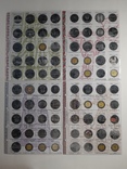 Альбом-каталог для юбилейных монет Украины с 1995г. В 3-х томах (синий), фото №6