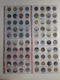 Альбом-каталог для юбилейных монет Украины с 1995г. В 3-х томах (синий), фото №7