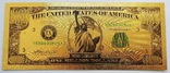 Золотая банкнота 1 миллион долларов, фото №2