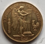 100 франков 1908 год Франция золото 32,23 грамма 900’, фото №2