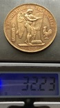 100 франков 1908 год Франция золото 32,23 грамма 900’, фото №6