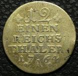 Пруссия 1/12 талера 1764 А, год серебро., фото №3