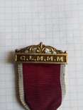 Масонская награда именная. 1951 год. Серебро., фото №4